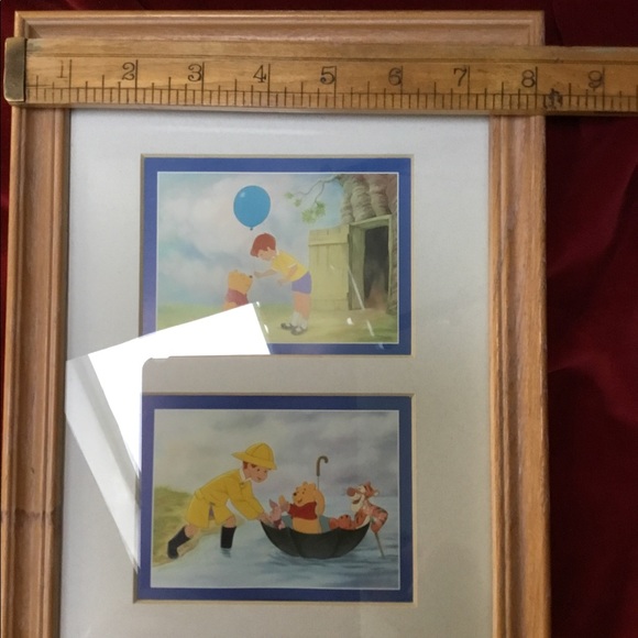 12”Plush Winnie the Pooh, and Disney framed pictures. Sold together as a group. - Picture 12 of 13
